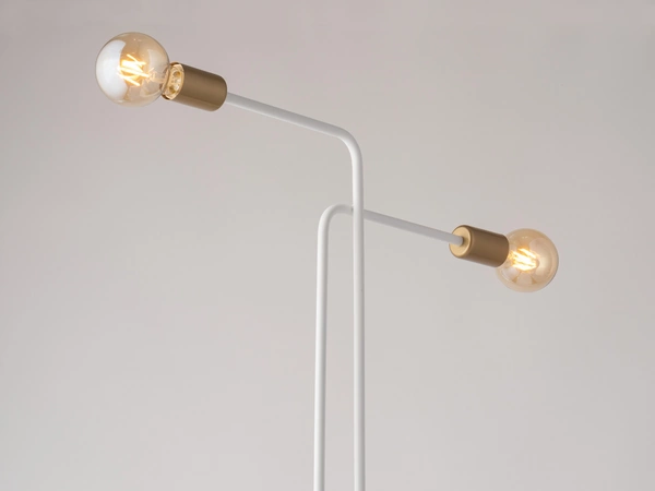 Lampa Sigma GINO lampa podłogowa biały złoty 50315