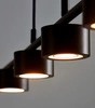 Lampa wisząca CLYDE LED 2700K Biała ciepła Metal | Czarny