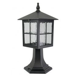 Aluminiowa lampa stojąca zewnętrza Wenecja K 4011/1/KW | czarny