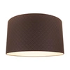 Abażur Cylinder E27 H30 Brązowy Tkanina A0956