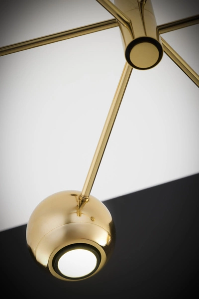 Nowoczesny Żyrandol MOKA wys. 47-69cm 3xG9 3xGU10
14W IP20 | Złoty