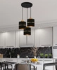 Lampa wisząca ASSAM, 33-17468, czarny/złoty, 3x60W E27