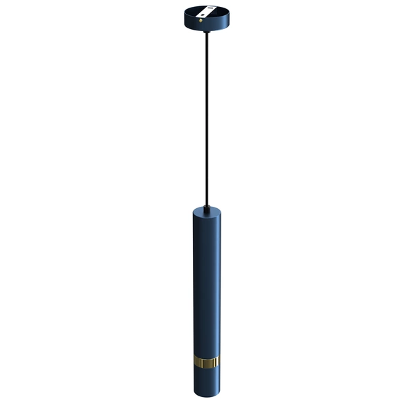 Lampa wisząca JOKER, granatowy/złoty, 1x8W GU10, MLP7725