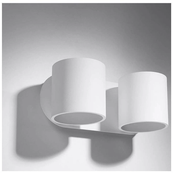 Kinkiet Sollux ORBIS aluminium biały 2xG9 40W, SL.0659