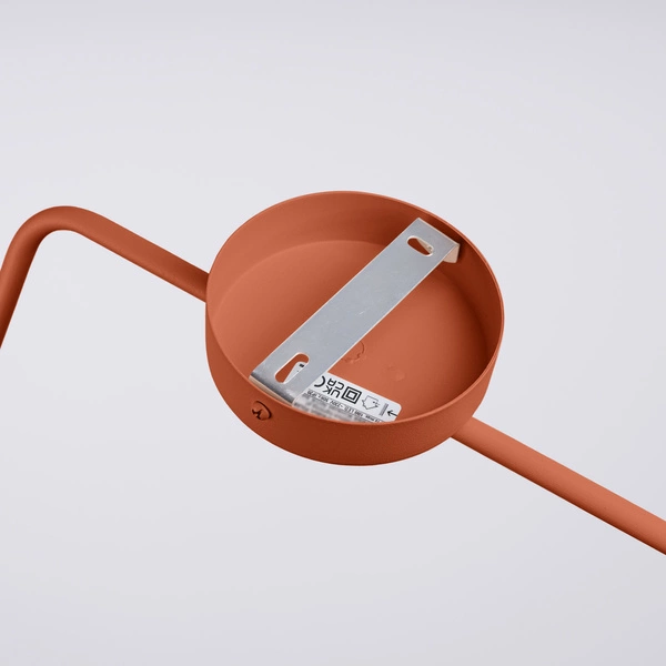 Kinkiet NOX ochra czerwona