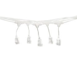 Girlanda15 metrów, biała (bez żarówek), EKO6902