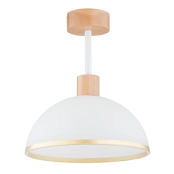 Lampa sufitowa ALFA ZINO DREWNIANA 1xE27 30cm | 61382
