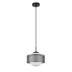 Stylowa lampa wisząca Leilani PND-43445-1L-GR | Szara