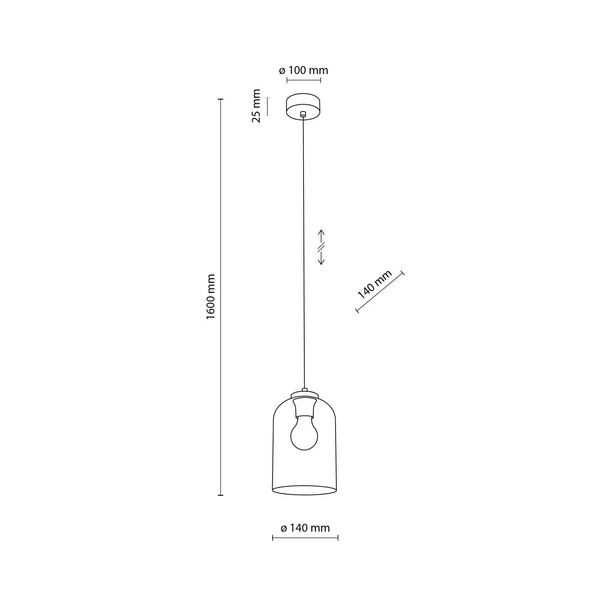 MOLLY PINK LAMPA WISZACA 1 10296