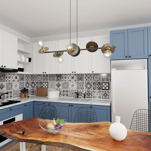 Lampa wisząca Emibig TOKEN 6 BL GOLD 1427/6