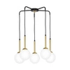 Lampa sufitowa nowoczesna PARMA V złoty śr. 52cm