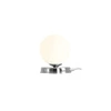 Aldex Lampka biurkowa BALL 1076B4_S, 14 cm, chrom/biały, 1x40W E14