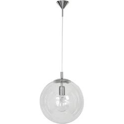 Aldex Lampa wisząca GLOBUS 562G2, chrom/transparentny 1x60W E27