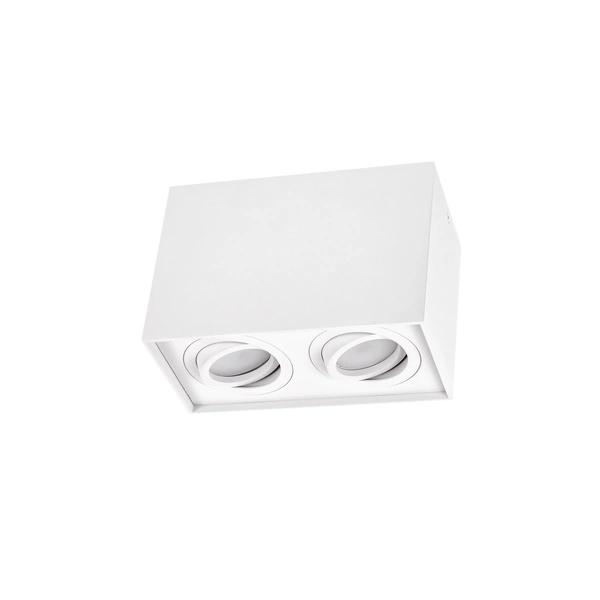 Oprawa sufitowa CHLOE DUO 2XGU10 IP20 REGULOWANE OCZKA | BIAŁA