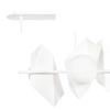Lampa wisząca Emibig DRIFTON 4 Biały 637/4
