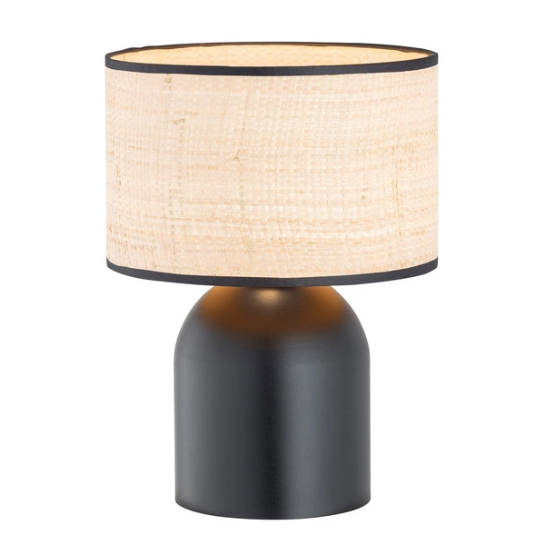Lampa biurkowa Emibig ASPEN LN1 Czarny/RATTAN 1324/LN1
