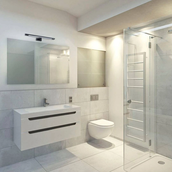 Kinkiet łazienkowy SHINE black 40cm