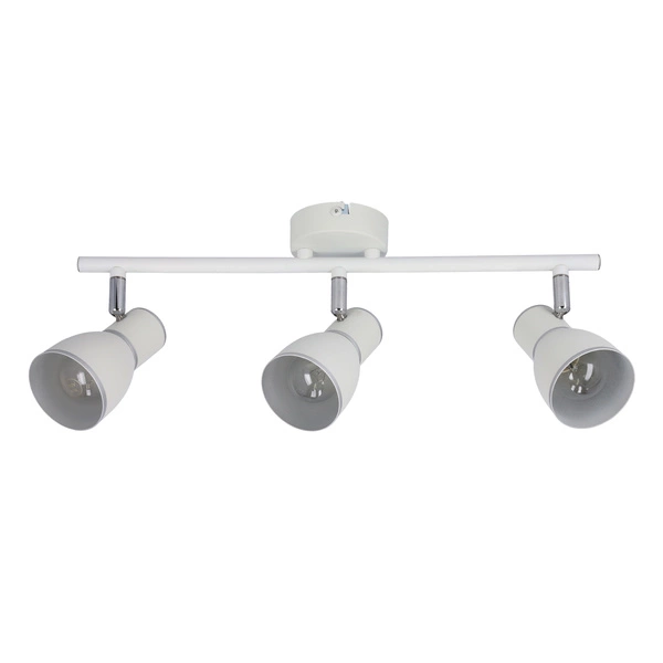 Lampa sufitowa FIDO listwa 93-63403 biały/chrom 3xE14