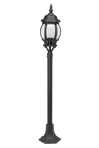 Lampa stojąca ogrodowa Istria Brilliant 1 1x60W E27 Odlew Aluminiowy/Szkło Czarny