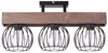 Lampa sufitowa MILAN 3 PLAFON brązowy 31573