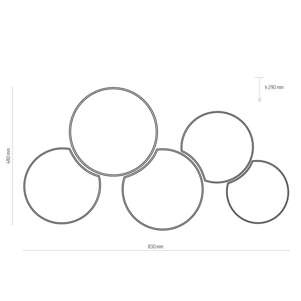 Lampa sufitowa MONA KIDS 3277 5xE27 3277