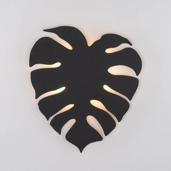 MONSTERA XL BLACK KINKIET 4 5916