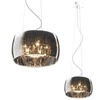 Lampa nad stół wisząca CRYSTAL śr. 40cm