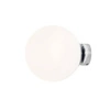Aldex Kinkiet BALL 1076C4_M, 20 cm, chrom/biały, 1x60W E27