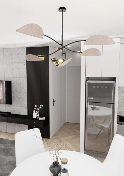 Lampa sufitowa Emibig LOTUS 6 BL GRAY 1462/6