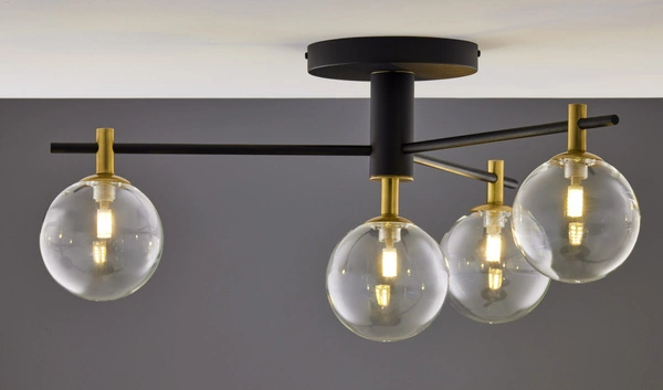 Nowoczesna Lampa sufitowa FIGARO wys. 34cm 4xG9 14W IP20 | Złoty