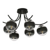 Lampa sufitowa Emibig BOSTON 6 Czarny/STRIPE 1111/6