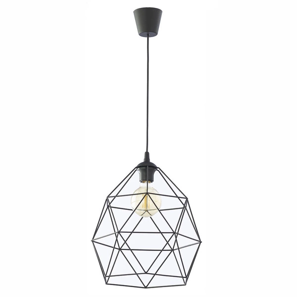 GALAXY BLACK LAMPA WISZĄCA 1 PŁ DUZA 3455