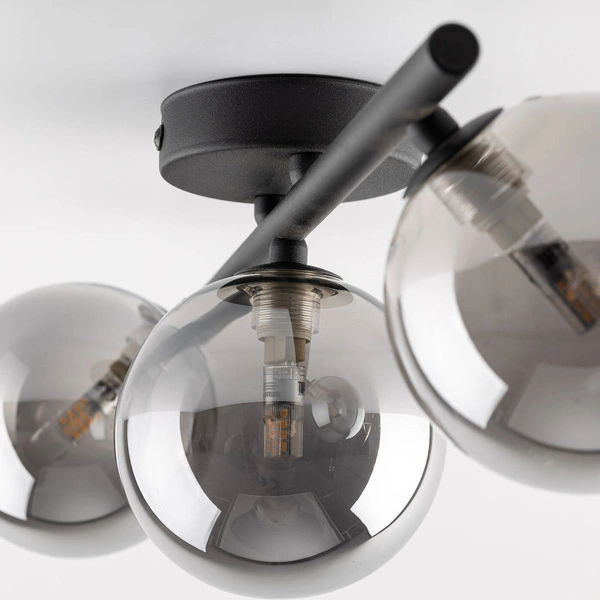 ESTERA BLACK LAMPA SUFITOWA 3 6855