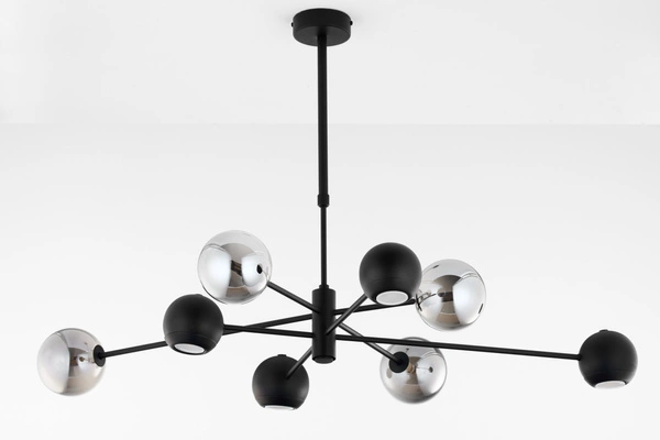 Nowoczesny Żyrandol MOKA wys. 47-69cm 4xG9 4xGU10
14W IP20 | Czarny