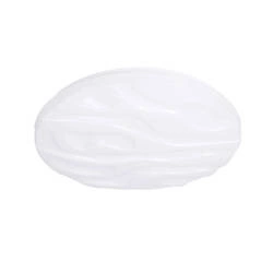 Nevada lampa sufitowa plafon biały 24w led 38,5 cm klosz biały efect sky