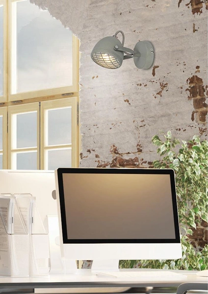 Kinkiet PENT 91-67999 1xGU10 betonowy szary