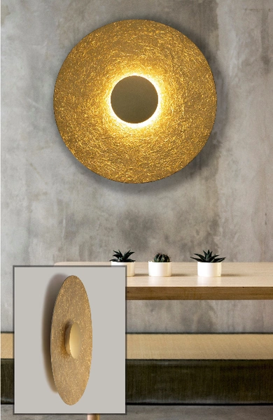 Lampa Sigma SOLE kinkiet S złoty 40875