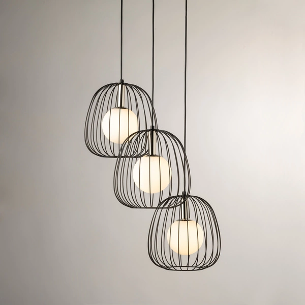 Lampa Sigma BELL 3 czarny/srebrny 40725