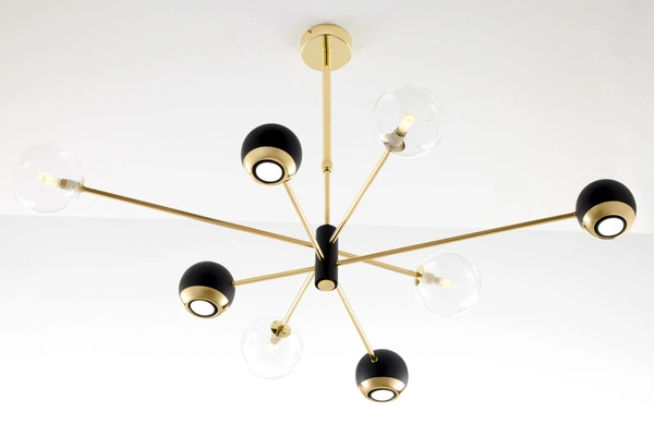 Nowoczesny Żyrandol MOKA wys. 47-69cm 4xG9 4xGU10
14W IP20 | Złoty