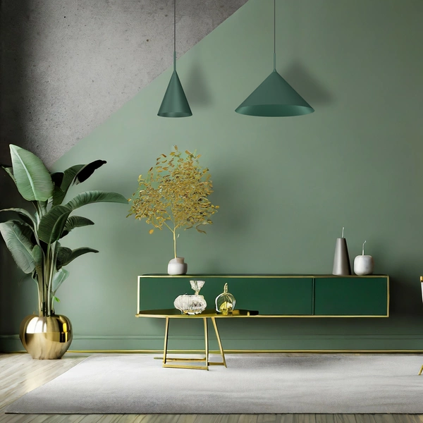 Lampa wisząca CAPITAL GREEN Ø46cm 1xGX53