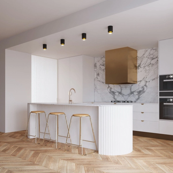 Plafon NESI SL.0982 czarny 1xGU10