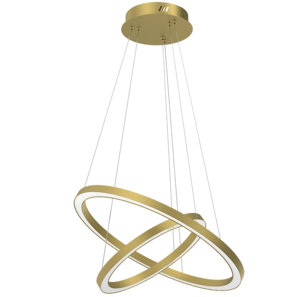 Lampa wisząca GALAXIA, ML8423, złoty mat, 46W LED, barwa ciepła 3500K