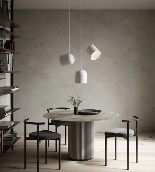 Lampa wisząca ANGLE E27 Metal | Biały