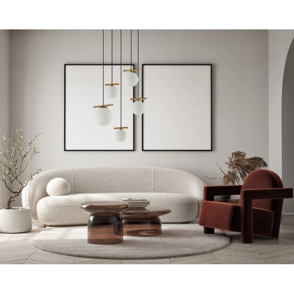 Lampa wisząca Italux Merseta PND-463325A-BRO+W