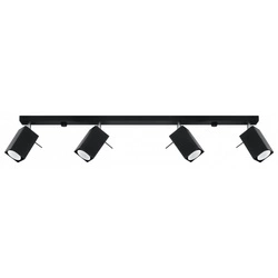 Designerska lampa sufitowa MERIDA 4L SL.0459 Czarna 4xGU10