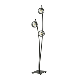 Lampa podłogowa Emibig HUNTER LP3 Czarny/STRIPE 1101/LP3