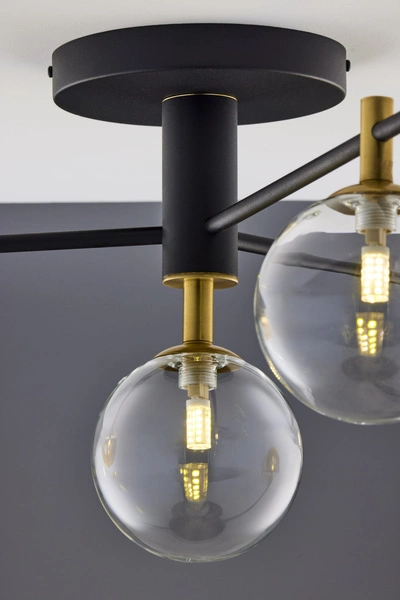 Nowoczesna Lampa sufitowa FIGARO wys. 34cm 4xG9 14W IP20 | Złoty