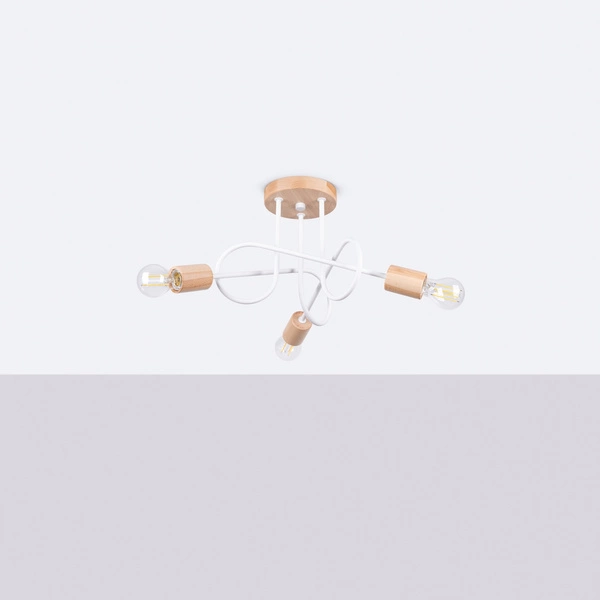 Żyrandol EMBER 3 biały