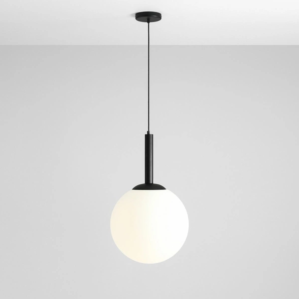 Aldex Lampa wisząca BOSSO GRANDE 1087XL1, 40 cm, czarna, 3x60W E27