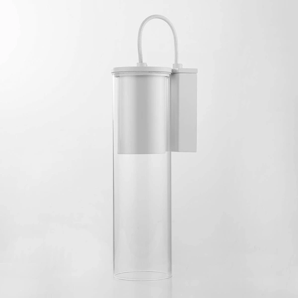 Kinkiet Manacor, biały/transparentny, 1x50W GU10